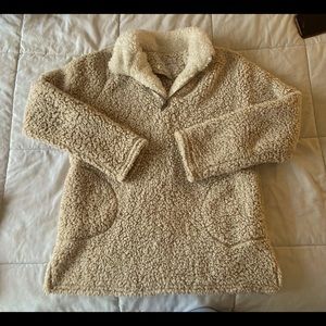 Sherpa 3/4 zip Pullover